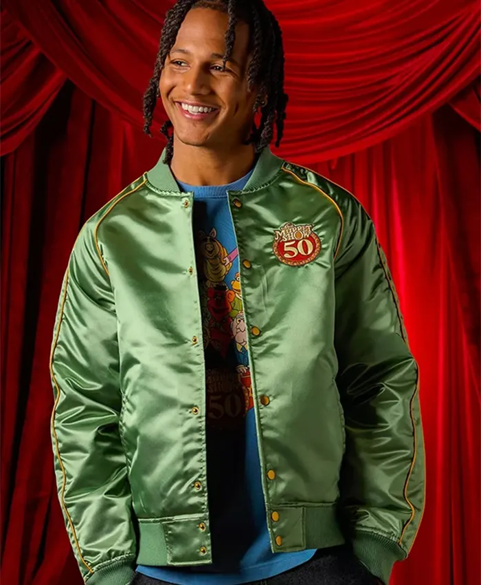 The Muppet Show 50th Anniversary Satin Bomber Jacket