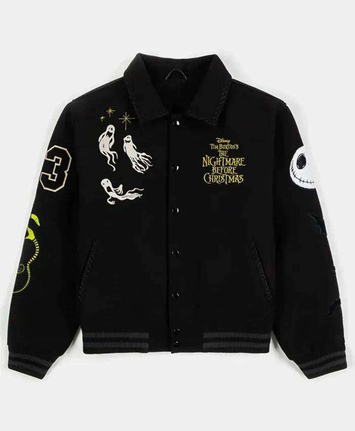The Nightmare Before Christmas Black Wool Jacket