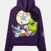 Tim Burton’s The Nightmare Before Christmas Purple Fleece Hooded Jacket