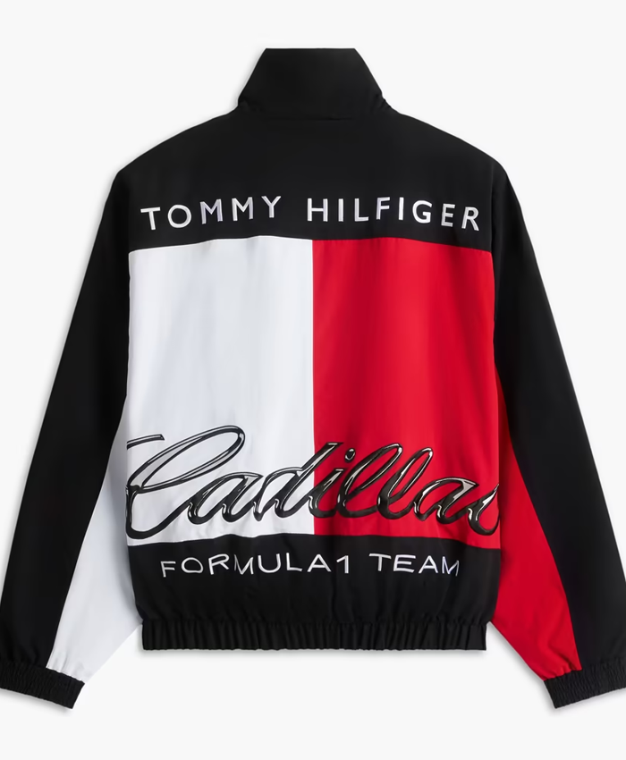 Tommy Hilfiger Cadillac F1 Team Graphic Flag Jacket