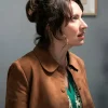 Trying S05 Esther Smith Brown Suede Jacket