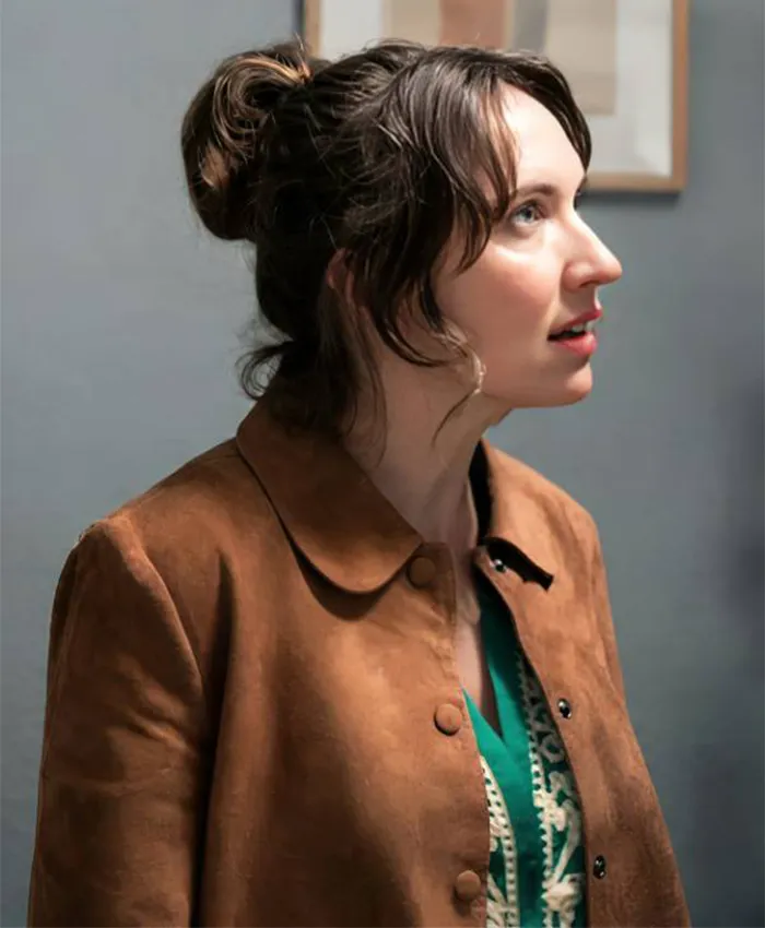 Trying S05 Esther Smith Brown Suede Jacket