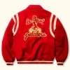 Tyler The Creator GOLF le FLEUR Petalers Red Wool Varsity Jacket