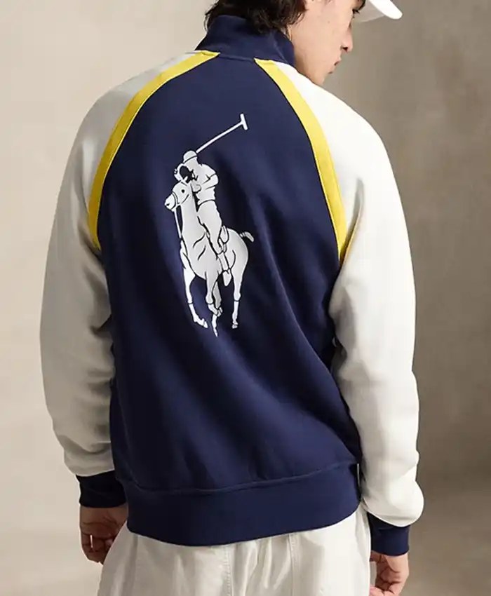 US Open Tennis Championships Polo Ralph Lauren 2026 Multicolor Ball Crew Jacket Back View