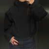 Uniqlo Black Rain Jacket Women