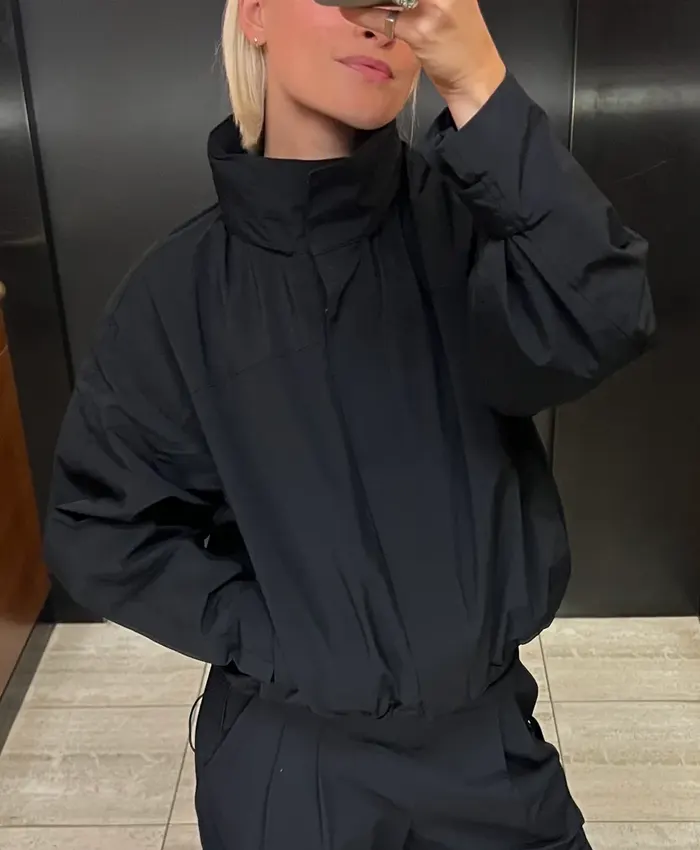 Uniqlo Rain Black Jacket Women
