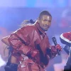 Usher R&B Tour 2026 Red Leather Jacket