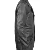 Vincent Martino TV Series The Deuce Frankie Martino Black Leather Jacket Side View