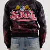 Von Dutch Womens Satin Flight Jacket
