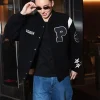 WNBA All-Star Game 2026 Paige Bueckers Custom Coach Black Bomber Jacket Front