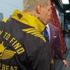 WWE Cody Rhodes Easy To Find Hard To Beat Black and Gold Full-Zip Track Jacket