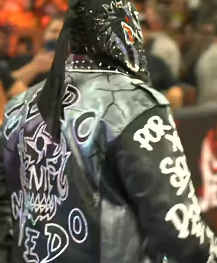 WWE SummerSlam 2026 Minnesota PENTA Zero Miedo Halloween Black Leather Biker Jacket