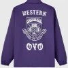 Western University Coaches Purple Jacket By OVO
