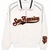 White San Francisco Giants Bomber Jacket