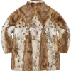 Winter Fall 2026 Supreme PU Fur Windstopper Black Overcoat On Sale