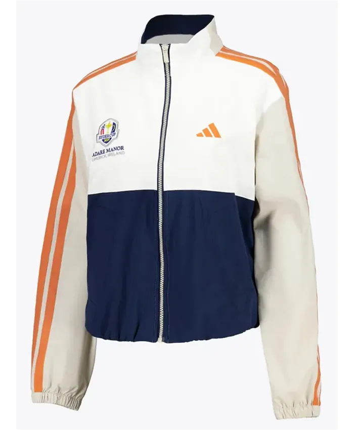 Womens 2027 Ryder Cup Adare Manor Limerick, Ireland Cropped Color Block Track Jacket