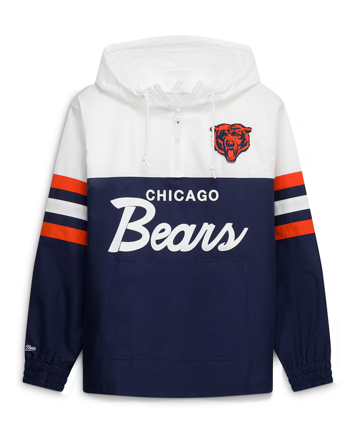 Women’s Chicago Bears Mitchell Ness Head Coach Anorak Windbreaker Jacket