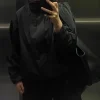 Womens Uniqlo Rain Jacket Black