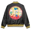 World Wrestling Entertainment Est.1980 Superstars Black Satin Bomber Jacket