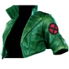 X-Men 97 Rogue Green Cropped Jacket