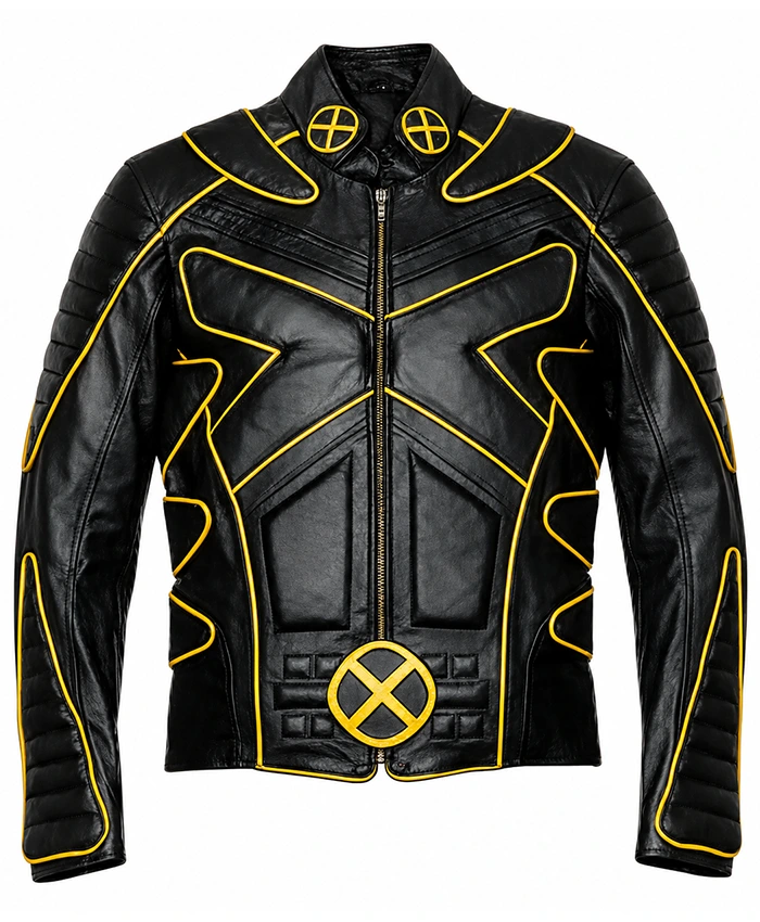 X-Men Wolverine Black Leather Jacket