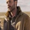 Yancy Grey TV Series Ransom Canyon 2026 Jack Schumacher Brown Shearling Suede Leather Jacket