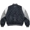 fall winter 2026 Supreme Champion Quilted Navy Satin Varsity Jacket Back
