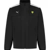 scuderia ferrari puma fanwear softshell full zip jacket black