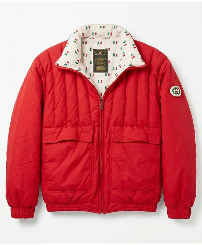 1987 Gucci Red Puffer Jacket