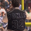 2026 NFL Pro Football Halftime Show Jonas Brothers Black and Off White Varsity Jacket Jonas 32