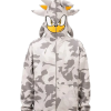 35th anniversary of Sonic x NEPTUN x Sonic the Hedgehog 2026 Hooded Zip-up Jacket Grey Front