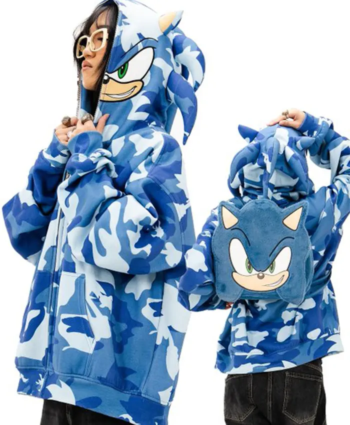 35th anniversary of Sonic x NEPTUN x Sonic the Hedgehog 2026 Hooded Zip-up Jacket