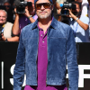 74th Film Festival Brad Pitt Blue Suede Jacket