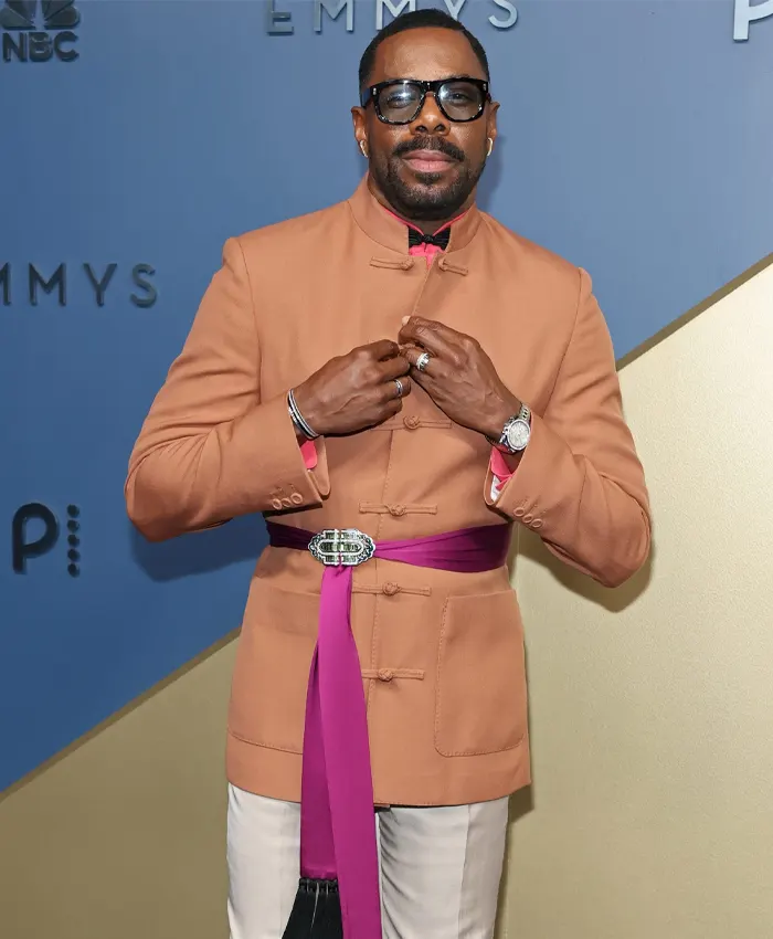 78th Emmy Awards 2026 Colman Domingo Chinese Toggle Style Blazer Jacket Front