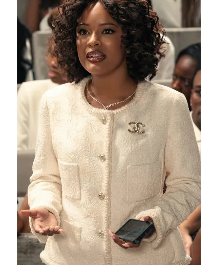 A Different World S01 Deborah Wayne White Tweed Jacket