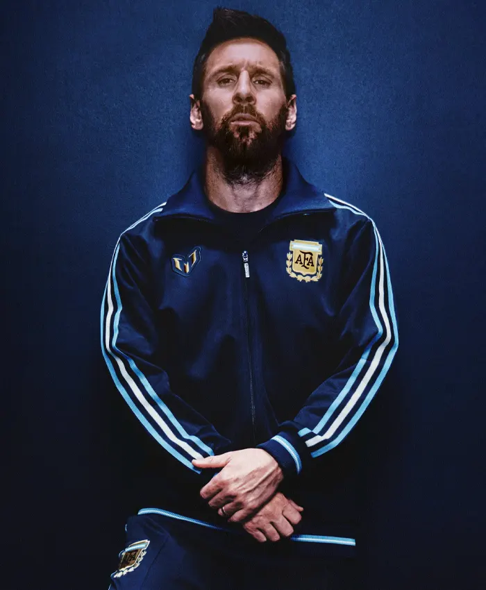 Adidas Messi Farewell Navy Blue Track Jacket