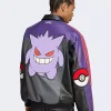 Adidas Originals Pokémon 8 Ball Gengar Leather Bomber Jacket back View