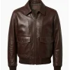Agustin Arellano The Tonight Show Starring Jimmy Fallon 2026 Brown Leather Jacket