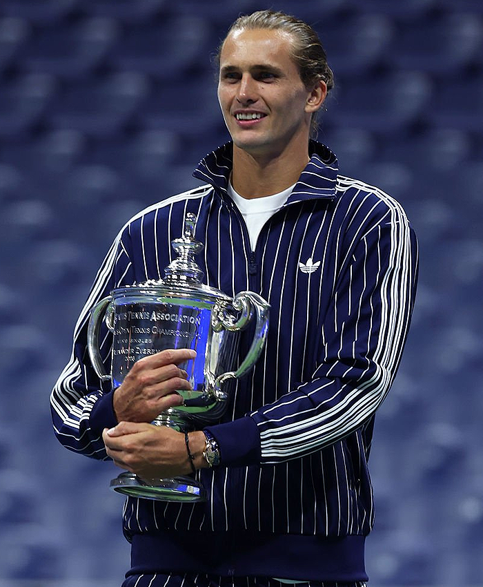 Alexander Zverev US Open 2026 Striped Track Jacket