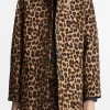 Alix Earle TV Series Earle Meets World 2026 Brown Leopard Print Coat