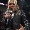 All Elite Wrestling Dynamite Live 2026 Mercedes Varnado Black Leather Jacket On Sale