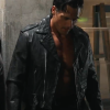 All Elite Wrestling Dynamite Live 2026 Steven Borden Black Leather Jacket Shop now