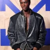 Alton Mason x Off-White Leather Bomber Jacket