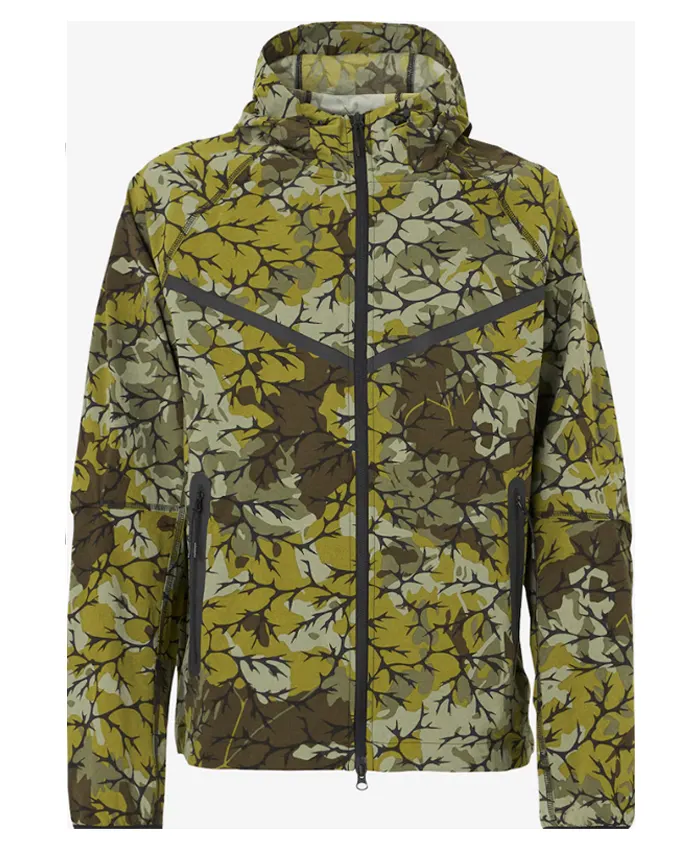 Alysa Liu US Open Tennis 2026 Nike Tech Woven Full-Zip Windrunner Jacket Front View