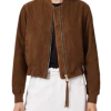 Amy Adams TV Series Cape Fear 2026 Anna Bowden Brown Suede Bomber Jacket