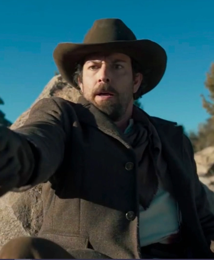 Angel and the Badman Zachary Levi Brown Coat