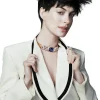 Anne Hathaway Vogue China White Suiting Blazer for Womens