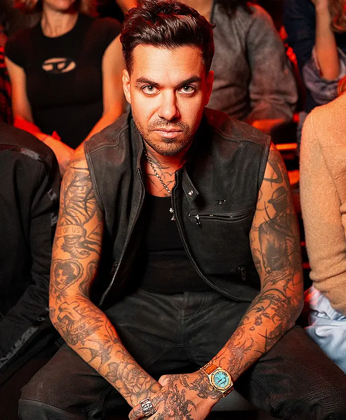 Anyma Milan Fashion Week Black Vest