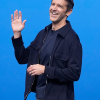 Apple New Product Launch Surprise and Shine Event 2026 John Ternus Blue Wool Jacket Front