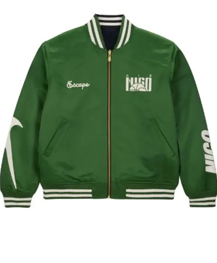 Arirang World Tour Event On Stage 2026 J Hope Nike x NIGO Coach Green Bomber Jacket Front